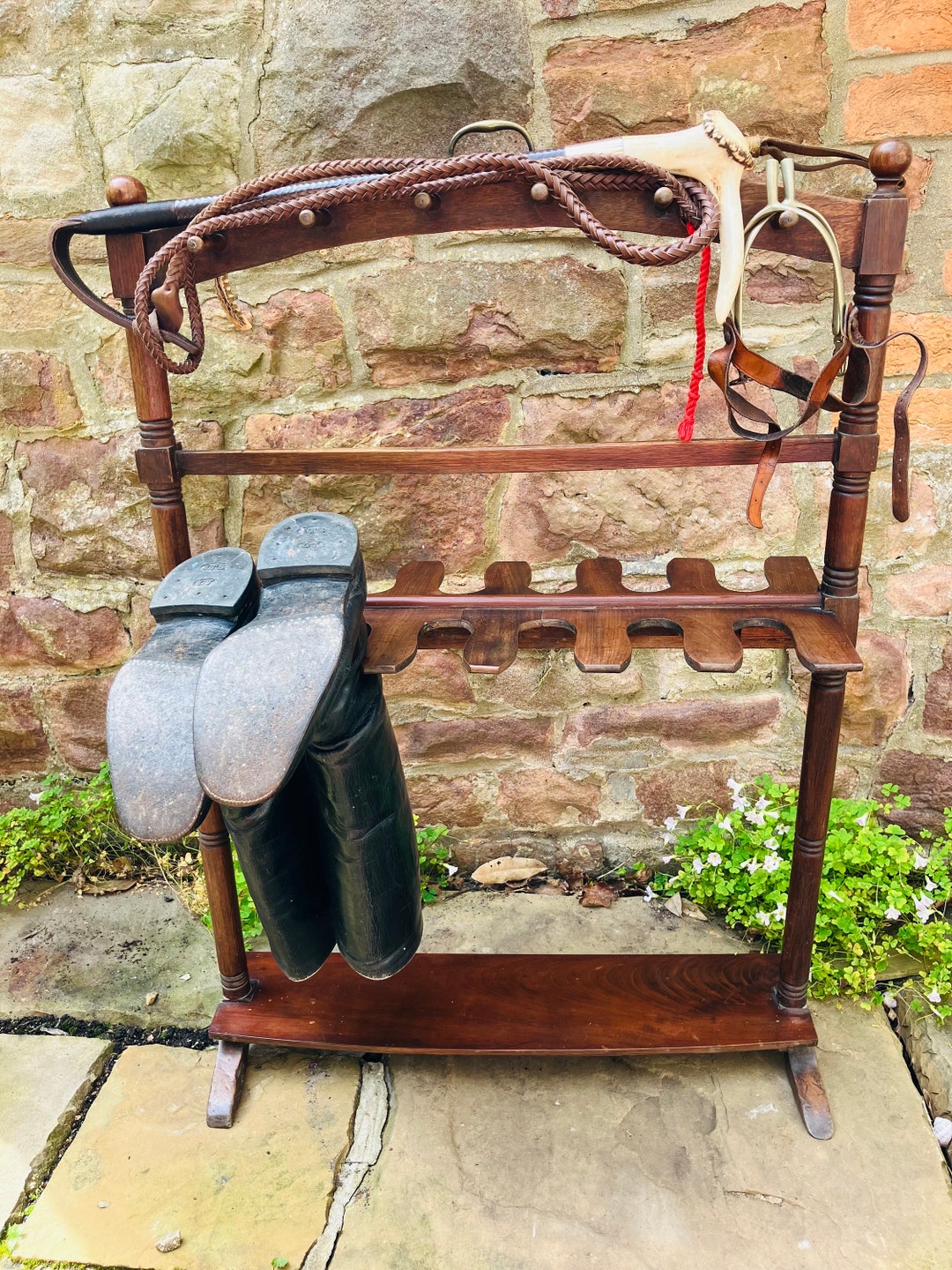 Old Retro Boot Racks A Boot Rack, Antique, 19th Century, Country House, Mahogany. - Etsy