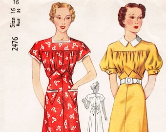 USA 30s 40s Vintage Dress 1930年代 アメリカ Vintage 1930s Dress Pictures