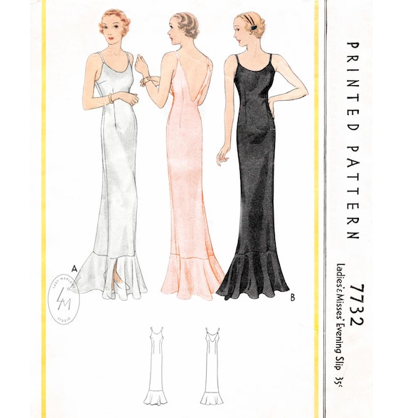 1930s slip dress