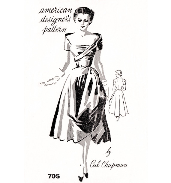 1950s off shoulder dress