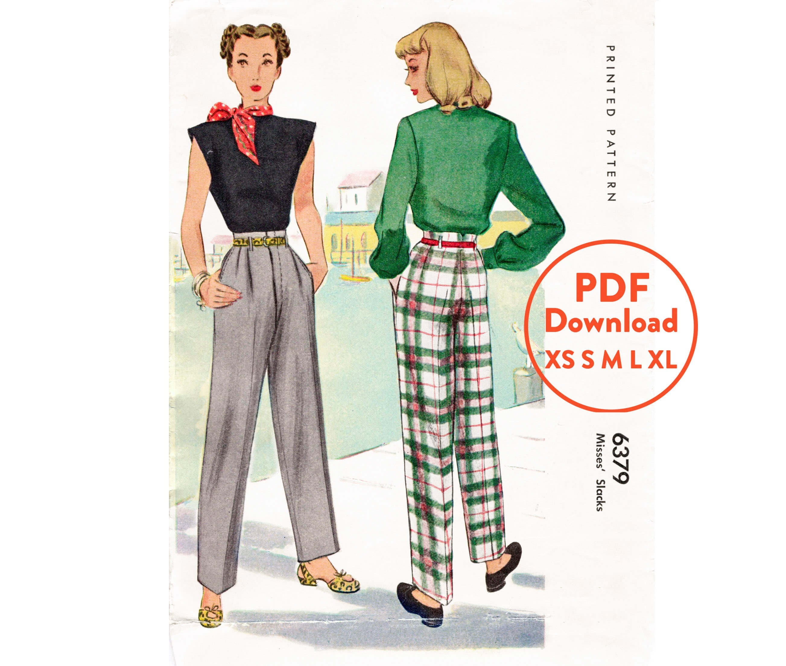 Buy 1940s 40s Vintage Sewing Pattern Reproduction Tailored Online in India   Etsy
