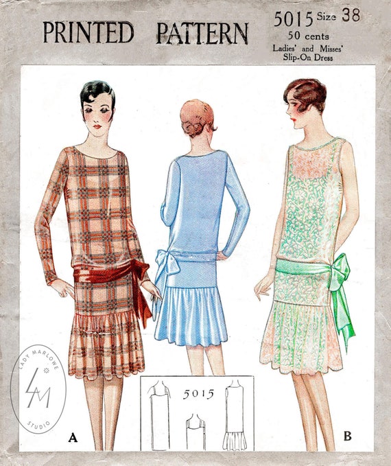 Gatsby Skirt or Pant Sewing Pattern (Paper or PDF) - Sew Chic Patterns