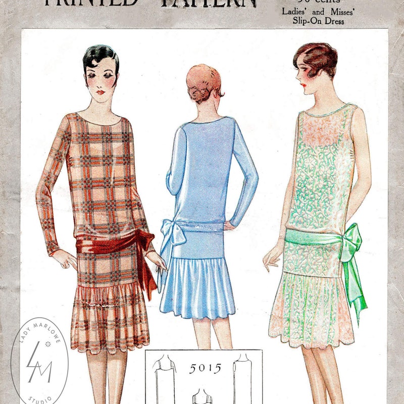 1920s Dress Pattern Etsy