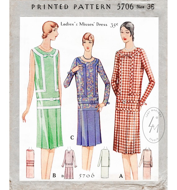 drop waist art deco dress Vintage 1920s Art Deco Silk Chiffon Dress - Floral Print main image 0