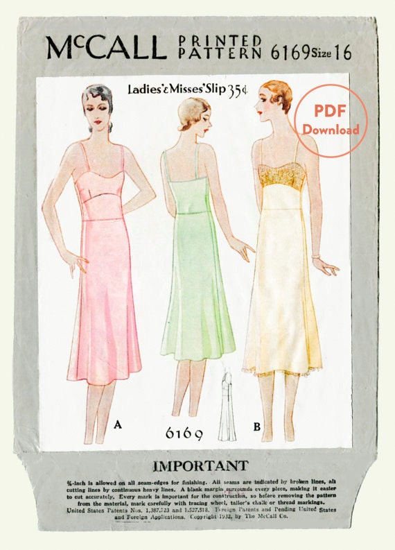 1920 McCall Cami Kickers Lingerie Pattern Underwear Original