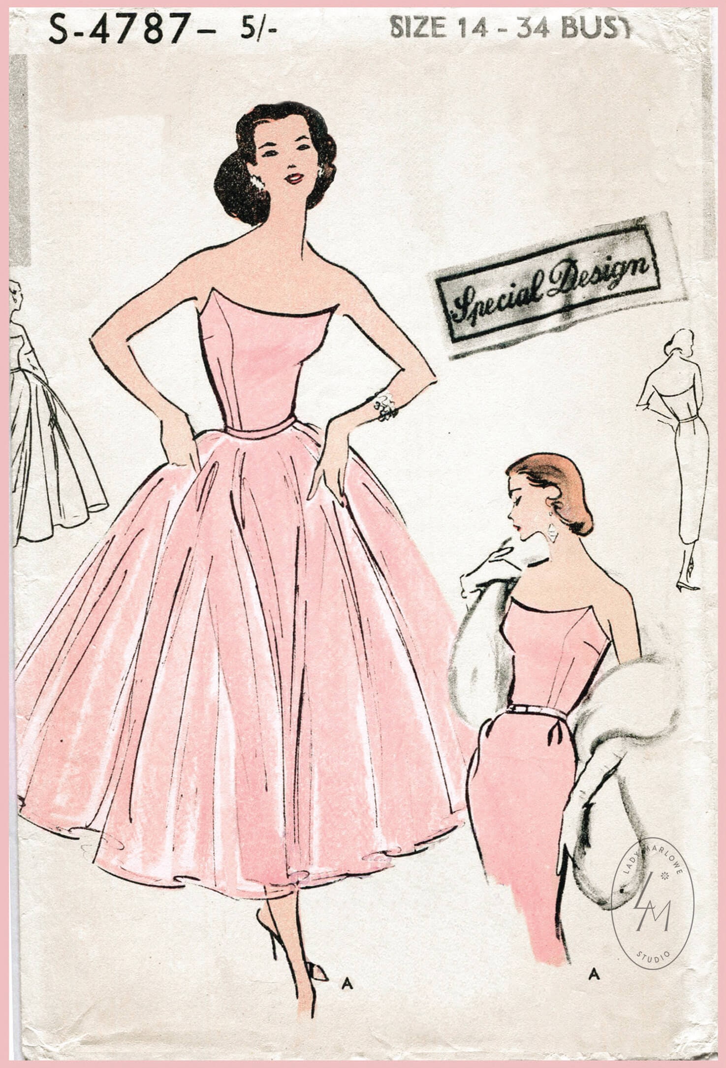 1950 dress patterns