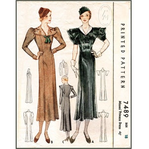 Vintage Sewing Pattern 30s 1930s 