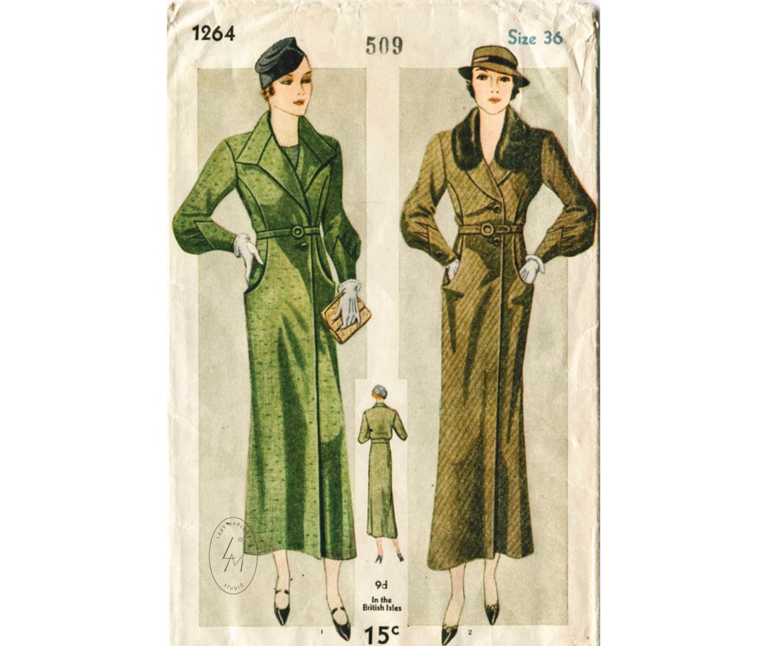 Vintage Sewing Pattern Vintage Sewing Pattern 1930s 30s Simplicity