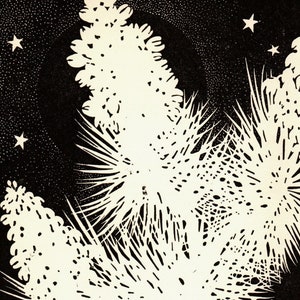 Desert JOSHUA TREE Flowers 1948 Don Blanding Original Art Deco Vintage Print &quot;Ivory Prayer&quot;