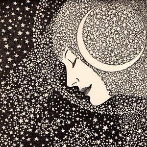 1944 Don BLANDING Original Art Deco Vintage Prints "LADY of the NIGHT"