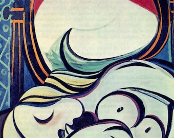 オリジナル ヴィンテージ パブロ ピカソ プリント「ガートルード