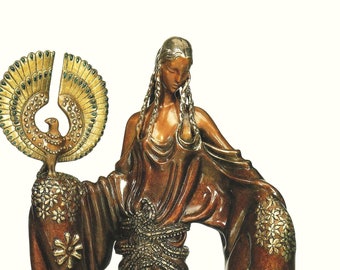 Erte Classic Art Deco Print, Alphabet Series 