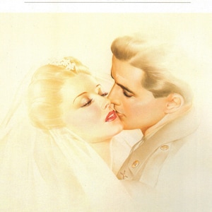 Varga Girl, Original Pin Up Vintage Print July 1943 Alberto Vargas Book Plate