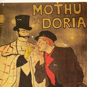 Original Vintage Art Nouveau Exhibition Poster by Theophile Alexandre Steinlen