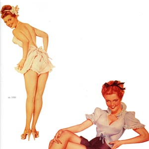 Original Vintage Alberto Vargas Druck c1990 Aquarell Buch Platte