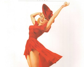 ツイギー＊アルベルト.バルガス＊Varga Girl＊バーガスガール＊ビンテージ Varga Girl, Original Pin up Vintage Print Alberto Vargas Book