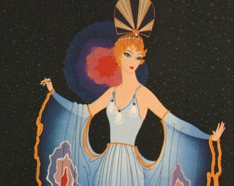 Dyansen Gallery 1990/ディルトフ/ポスター Original ERTE Art Exhibition Invitation 1990 Dyansen Gallery