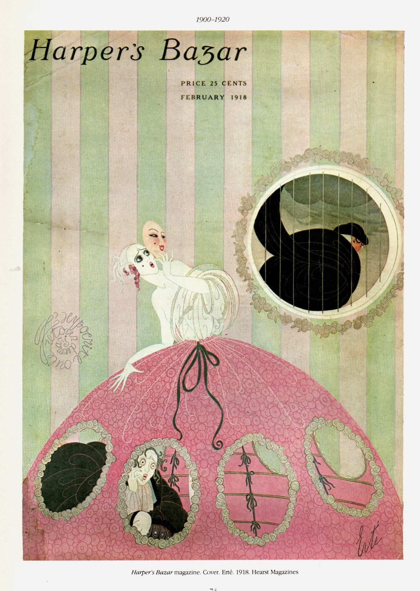 【追加画像】洋書　Designs by Erte エルテ　ハーパーズバザー Designs by Erte Fashion Drawings & Illustrations From