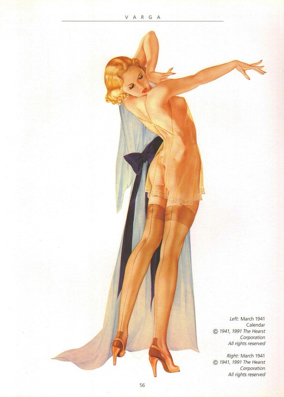 ツイギー・vintage. アルベルトバルガス.Varga Girl.バーガス The Varga Girl - Esky-Card Set #1 | Alberto Vargas, George