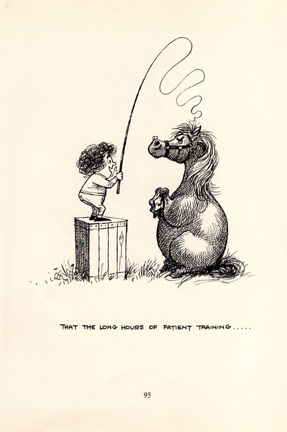 Original 1962 Funny THELWELL HORSE / PONY Vintage Art Cartoon - Etsy New Zealand Original 1962 Funny THELWELL HORSE / PONY Vintage Art Cartoon - Etsy New Zealand