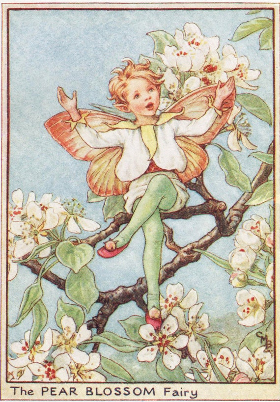 Flores hadas: El hada de flor de pera Vintage Print c1930 por - Etsy México Flores hadas: El hada de flor de pera Vintage Print c1930 por - Etsy México