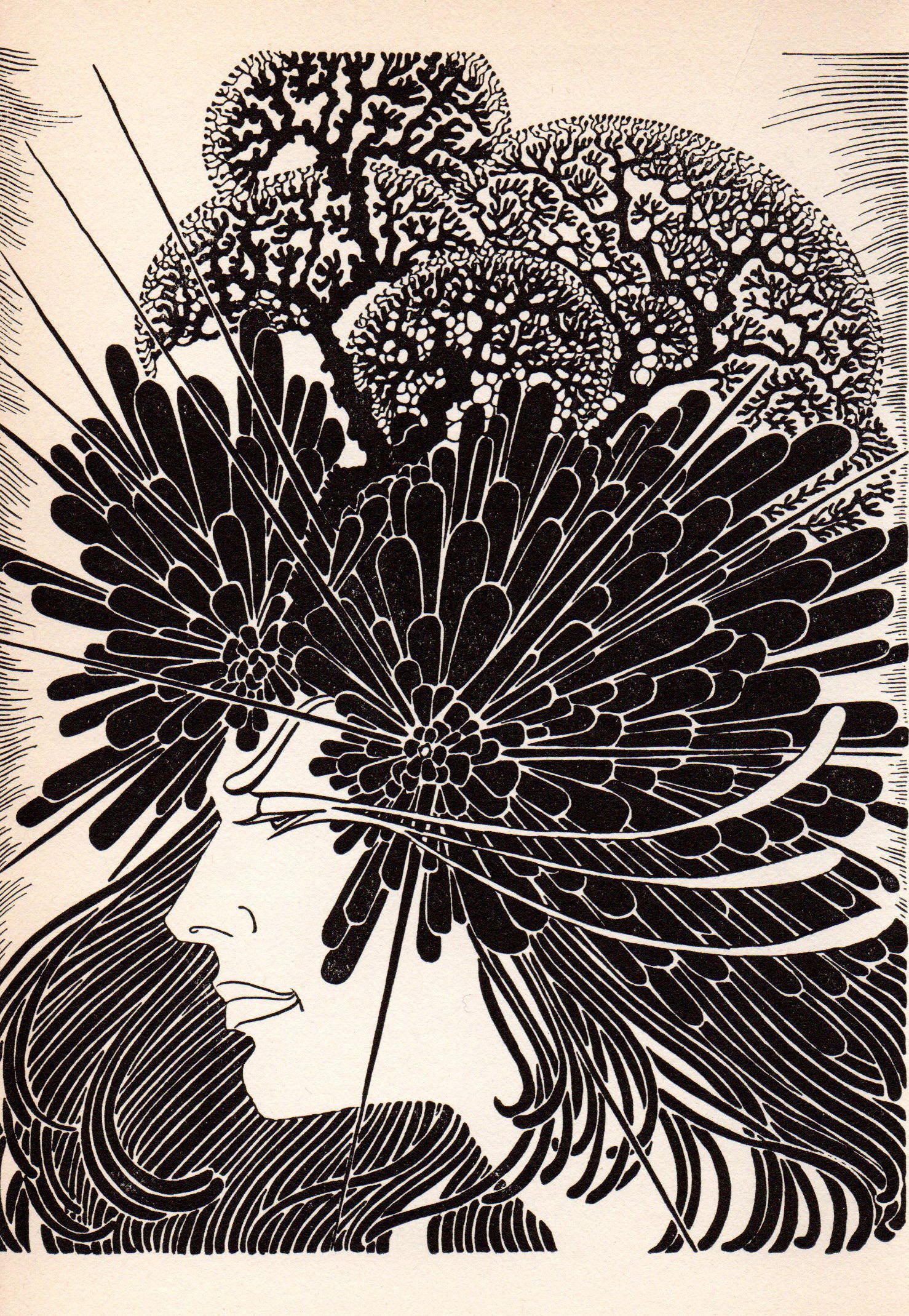 Original 1940 DON BLANDING Art Deco Vintage Print 
