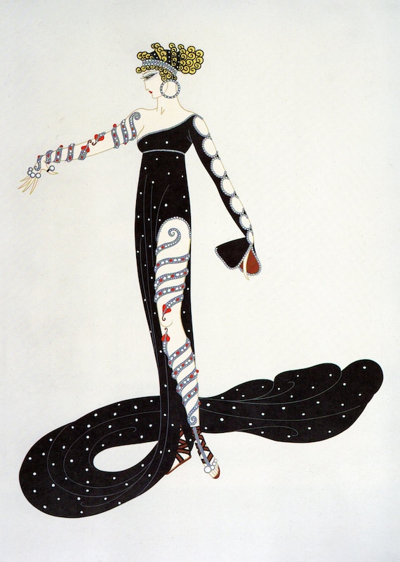 House of Erté エルテ LA MERVEILLEUSE プレート LA MERVEILLEUSE Chic