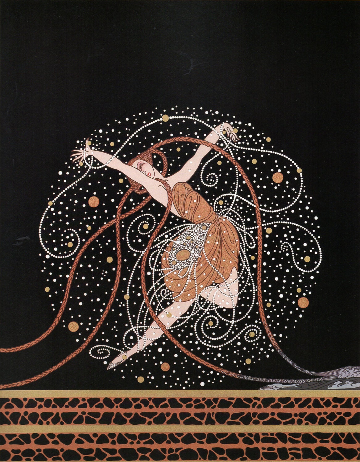 ERTE : Art-a-Porter　エルテ　宝飾デザイン Erté - L'Orientale – Martin Lawrence Galleries