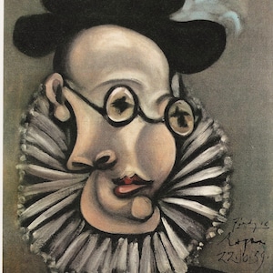 Jaime Sabartes the Poet 1960 Original Vintage Pablo PICASSO Print Book Plate