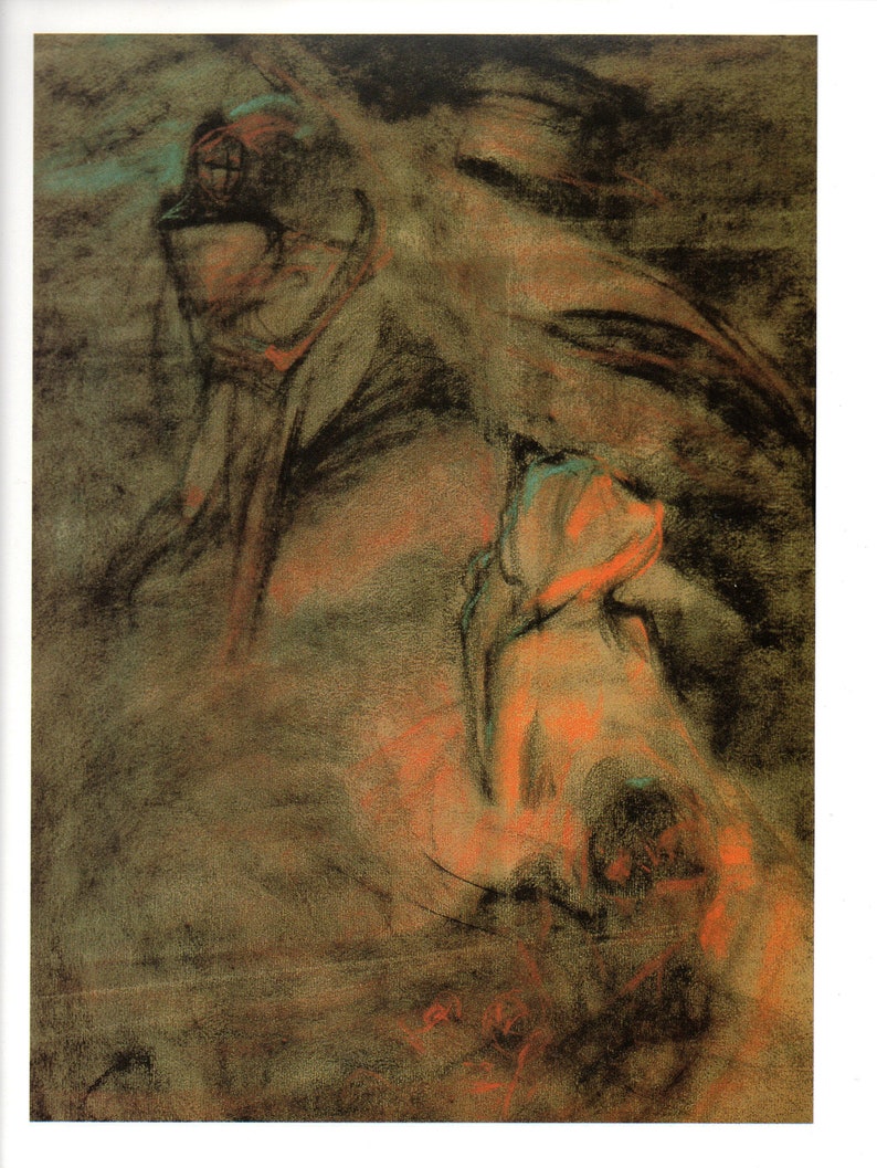 Original Alphonse MUCHA Vintage Art Nouveau PRINT Book Plate