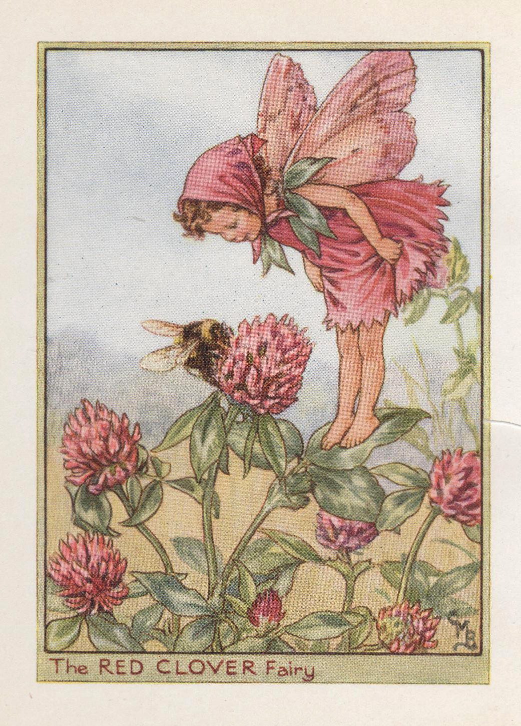 Red Clover Fairy' Sticker