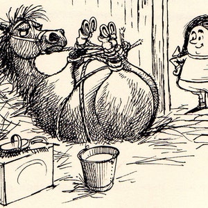 Original 1962 Funny THELWELL HORSE / PONY Vintage Art Cartoon Print