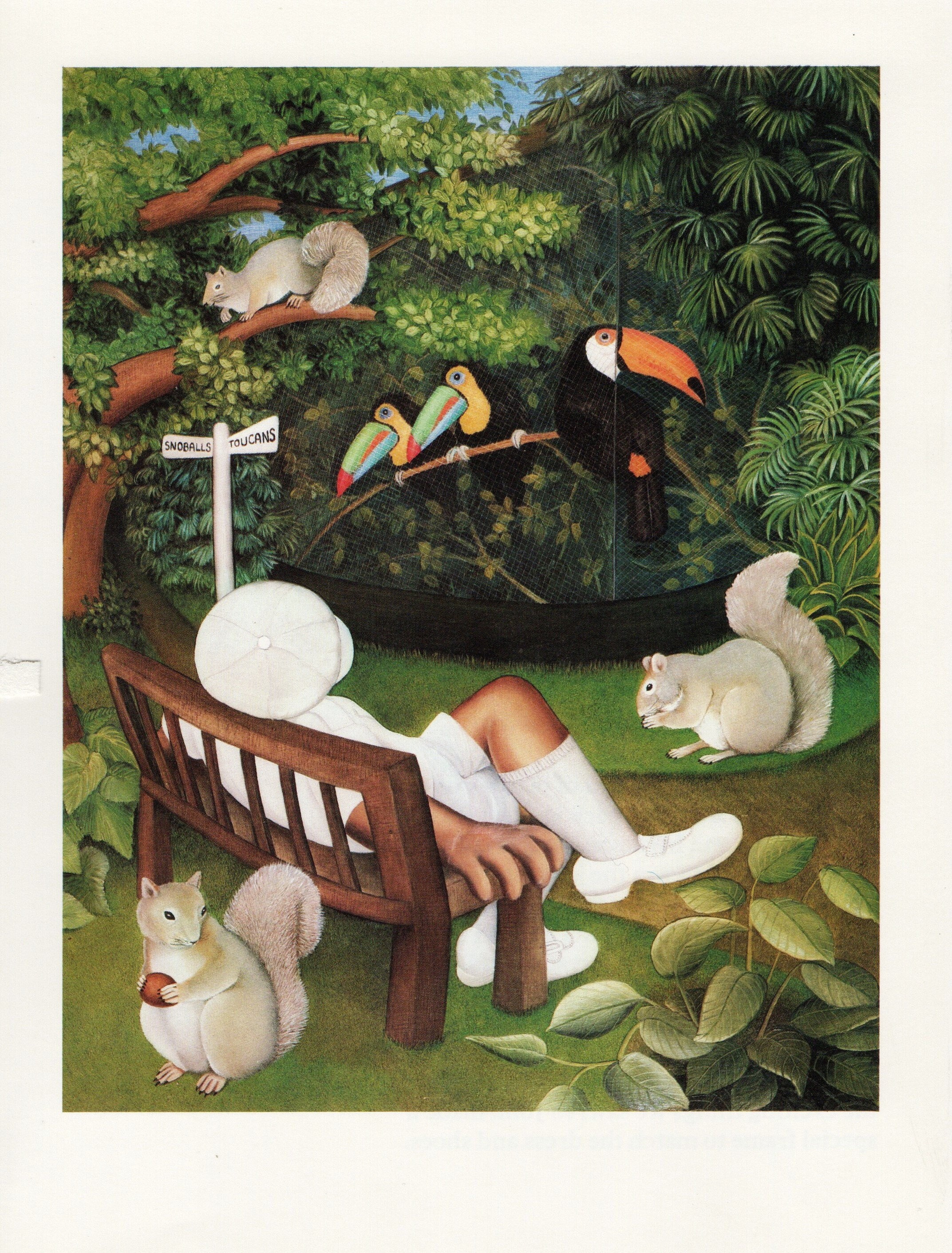 Beryl COOK Original Funny Vintage Art Print Book Plate AUDUBON PARK - Etsy