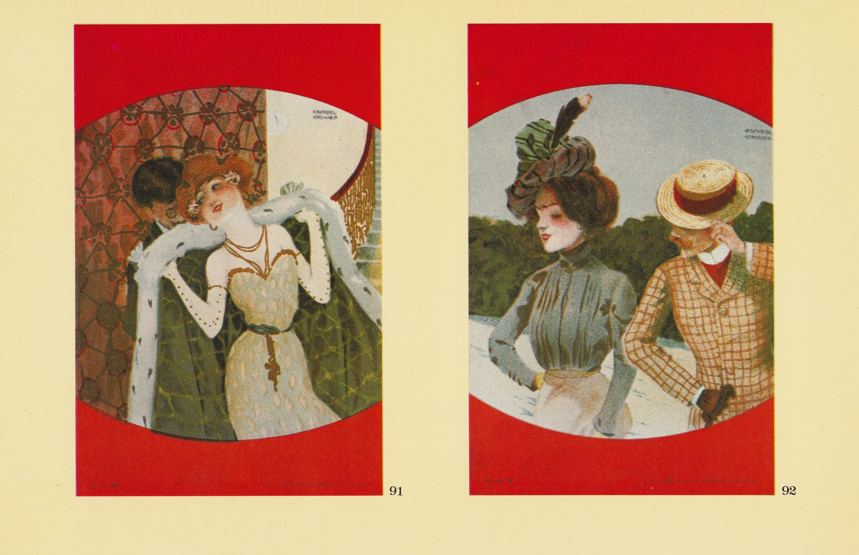 Raphael Kirchner Postcard - Etsy