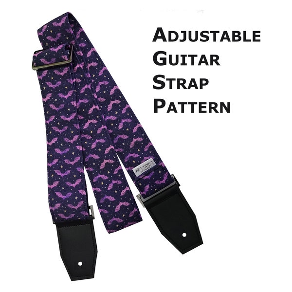 Adjustable Guitar Strap Pattern