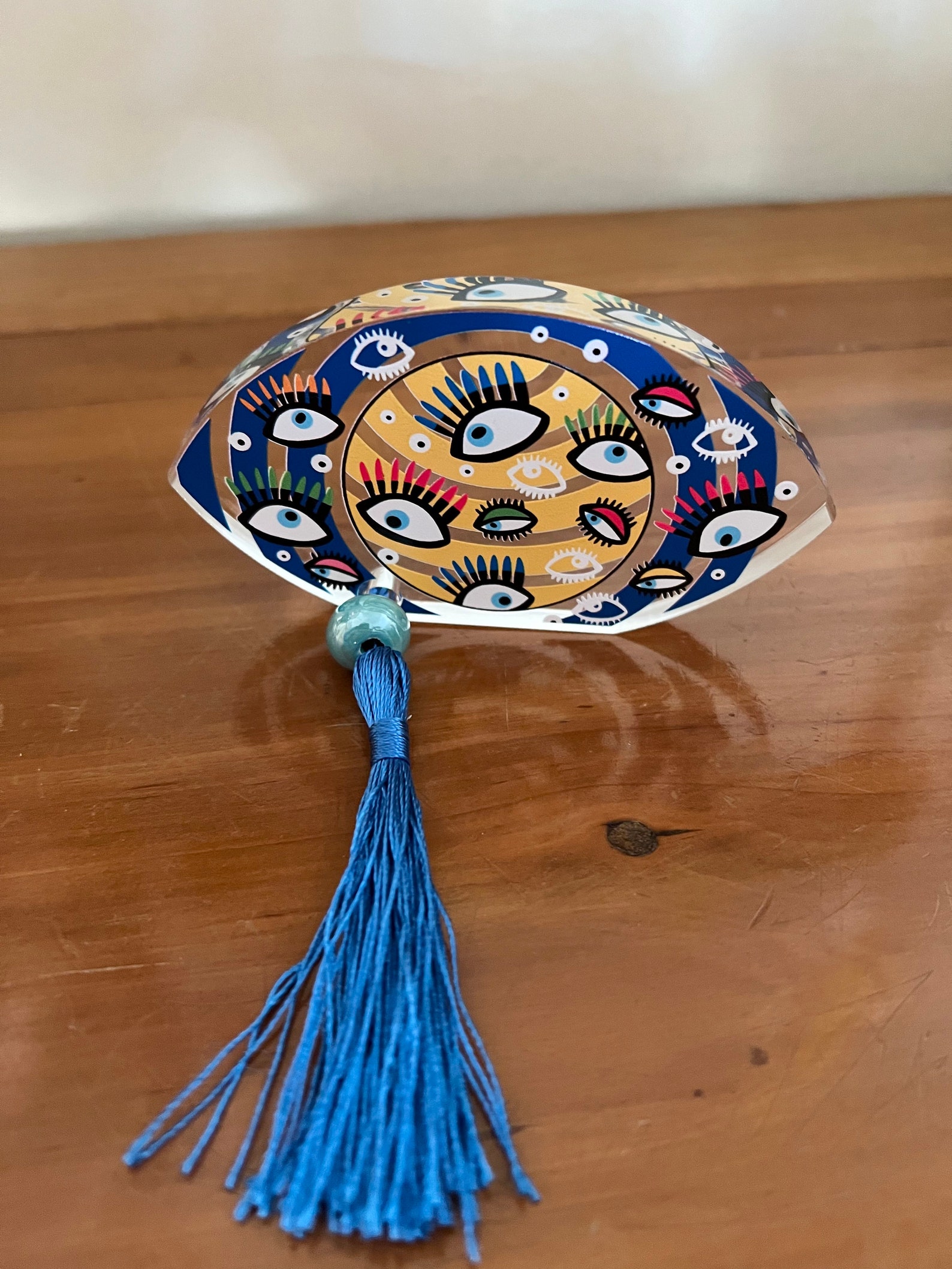 Plexi Glass Evil Eye Evil Eye Table Decor Gift Good Luck Etsy