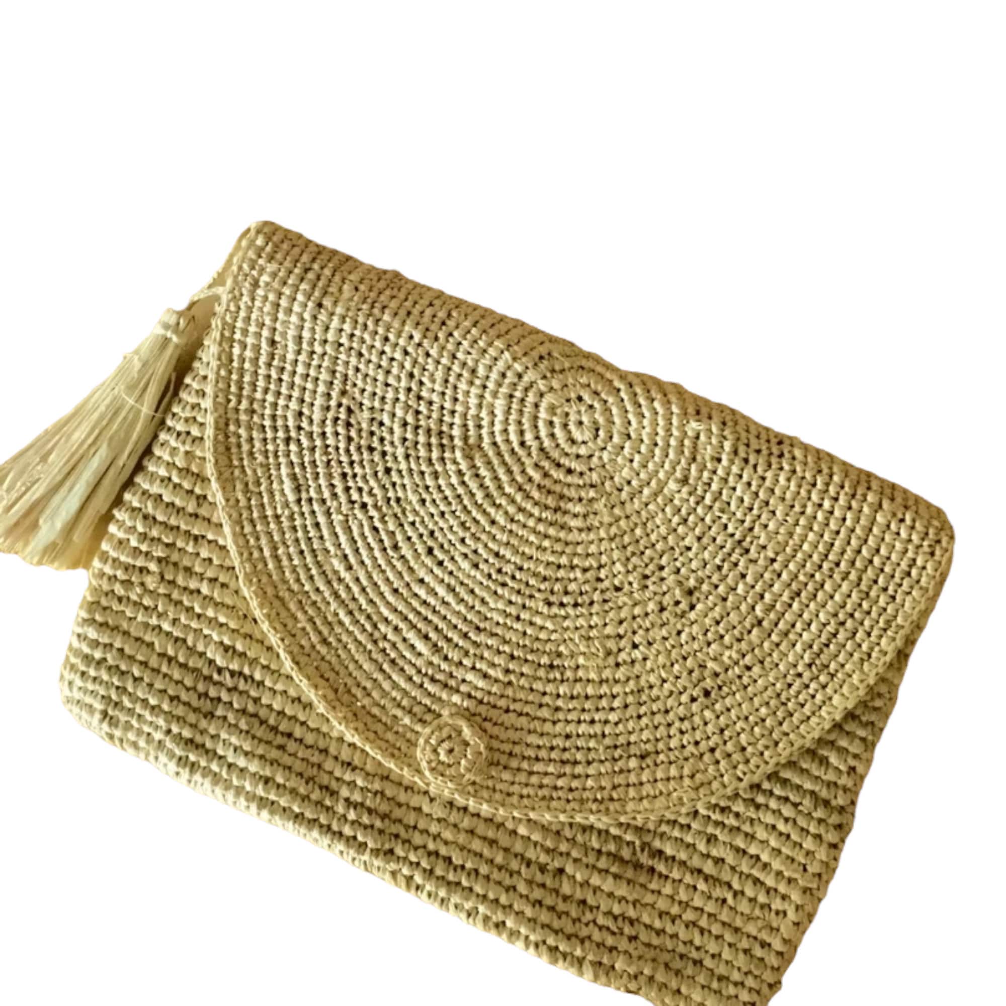 Pochette mariage paille cheap