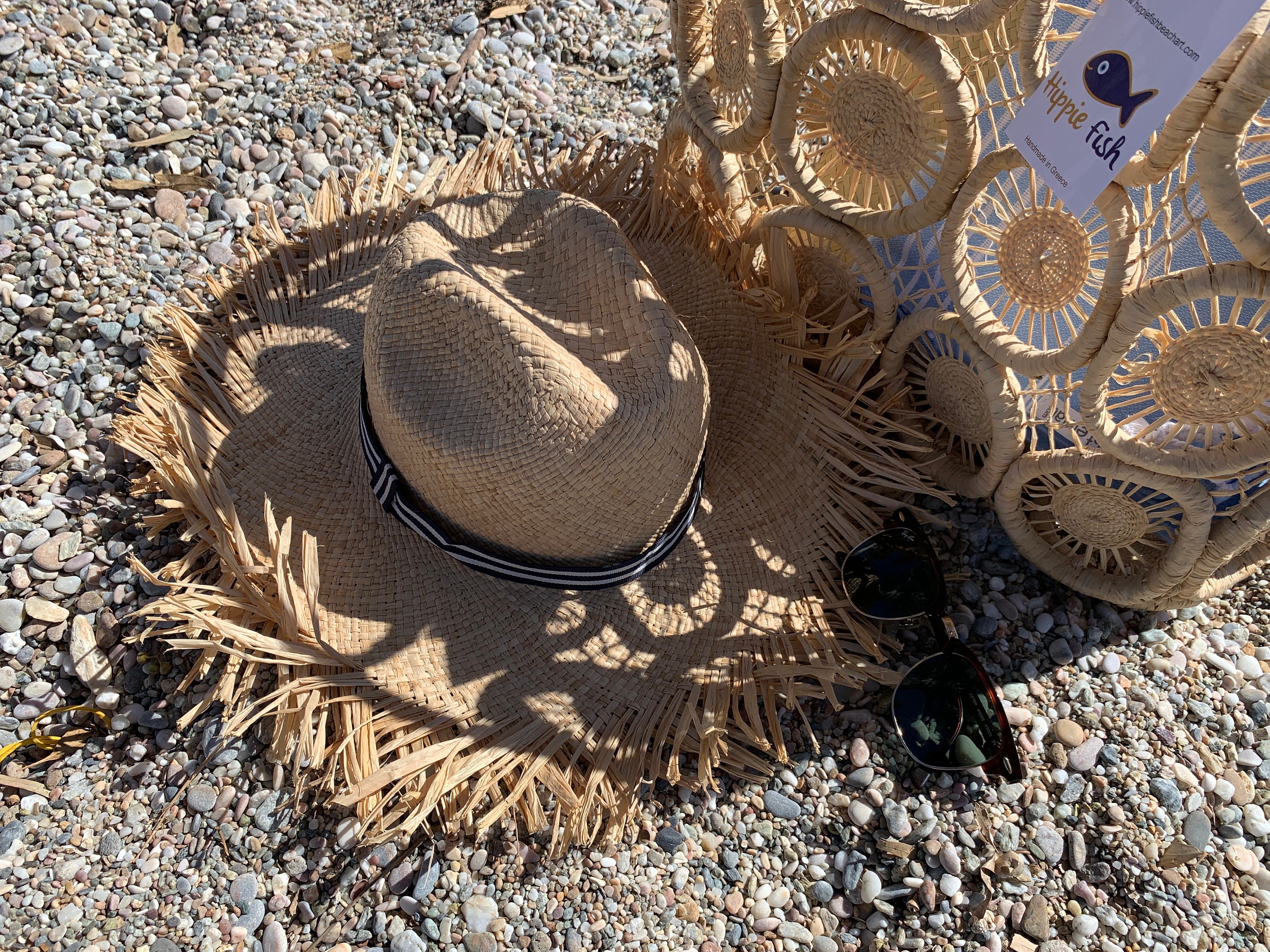 Panama Hat Trilby Hat Frayed Raffia Hat 