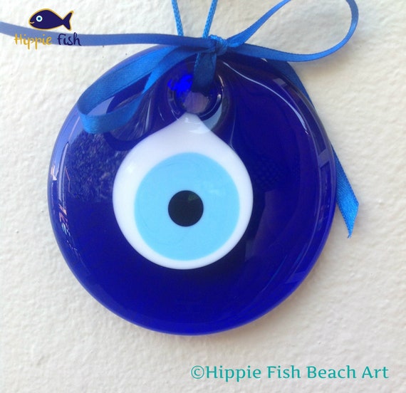 4'' Nazar Evil Eye 1.5'' Evil Eye with Blue Macrome Wall Hanging 4'' Nazar Evil Eye 1.5'' Evil Eye with Blue Macrome Wall Hanging