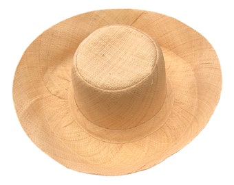 Sun Hat with Medium Flexible Brim, French Style Hat, Raffia Hat, Medium Brim Sun Hat