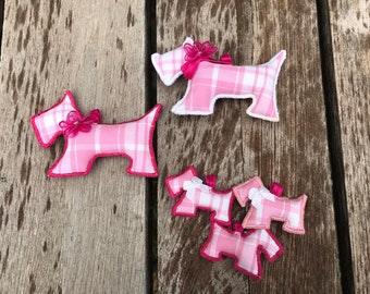 Choice of Pink Scottie Dog Ornaments