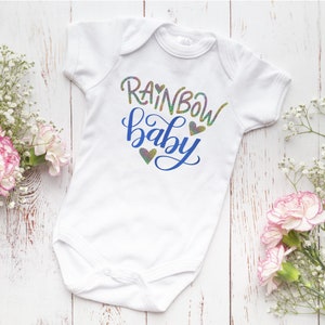 rainbow baby suit