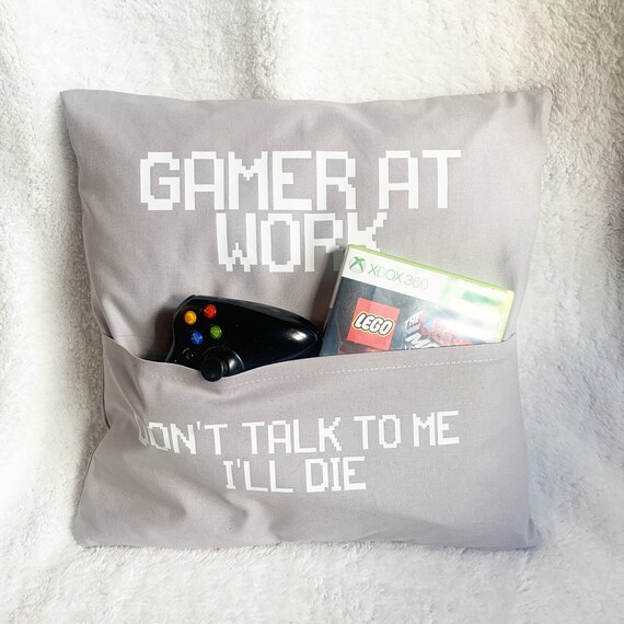 Gaming Cushion Geeks Cushion Cover Stocking Stuffer Funny Etsy
