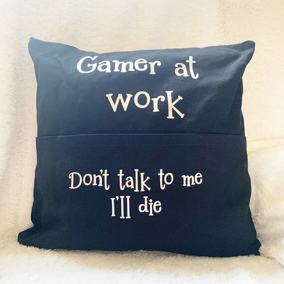Gaming Cushion Geeks Cushion Cover Stocking Stuffer Funny Etsy
