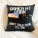 Personalised Gaming cushion, Geeks cushion cover, Stocking stuffer funny cushion cover, Gaming room decor, Pocket cushion cover, Gaming gift