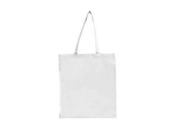 Wholesale White Polyester Tote Bag 135gsm, Sublimation Blank 