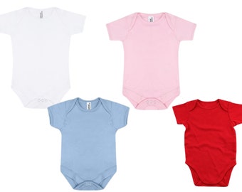 Wholesale 100% Cotton Short Sleeve Baby Vest, 4 colours baby body suit, wholesale baby clothes,  wholesale childrens clothes