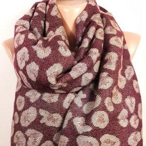 Blanket Scarf Leopard Scarf Animal Scarf Accessories For Women Cozy Winter Scarf Unique Gift For Women Scarf Christmas Gift For Her Mom Gift