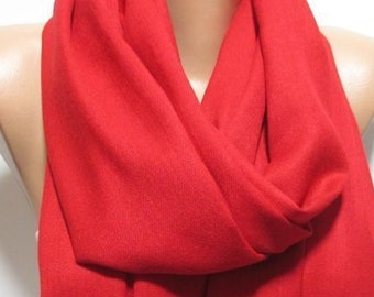 Red Pashmina Scarf Shawl Cadeau unique pour les femmes accessoires d’hiver Foulard de mariée Demoiselles d’honneur cadeau cadeau de Noël cadeau pour elle pour maman