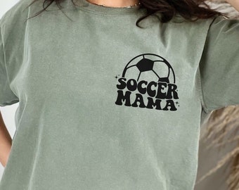 Soccer Mom T Shirt, Retro Soccer Mom Comfort Colors Tee Gifts for Mother's Day Gifts for Soccer Mom Soccer Mama Soccer Team Mom Gifts